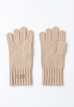 Load image into Gallery viewer, Flat-Ribbed Knit Merino Wool Gloves
