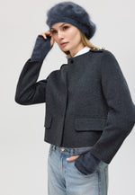 Load image into Gallery viewer, Brushed Pure Cashmere Beret
