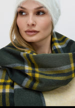 Load image into Gallery viewer, Classic Checker Lambswool Shawl

