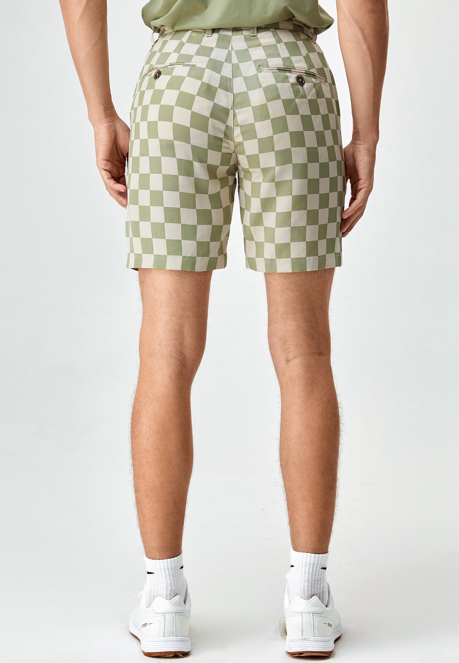 Men’s Checkered Print Shorts