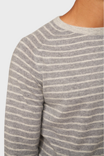 Load image into Gallery viewer, Aesthetic Striped Cashmere Sweater
