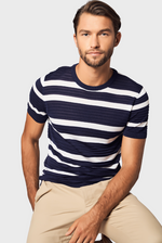 Load image into Gallery viewer, Striped Short-Sleeve T-Shirt
