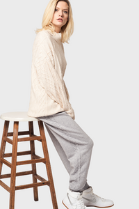 Cable-Knit Cashmere Joggers535809893744882