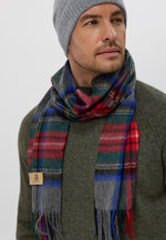 Load image into Gallery viewer, Checker Cashmere Plaid Scarf
