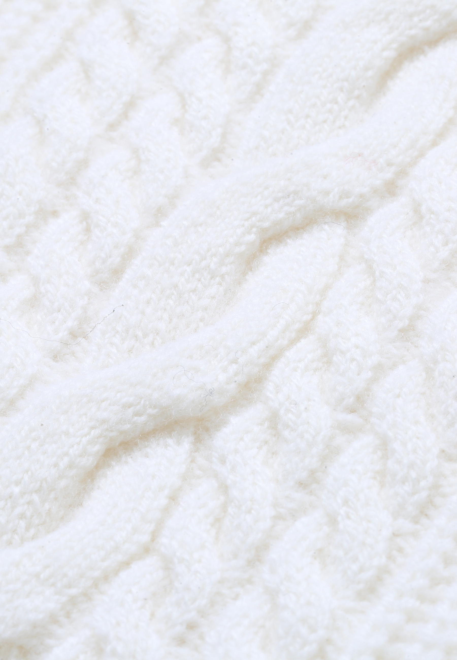 Single Cable Superfine Merino Pullover