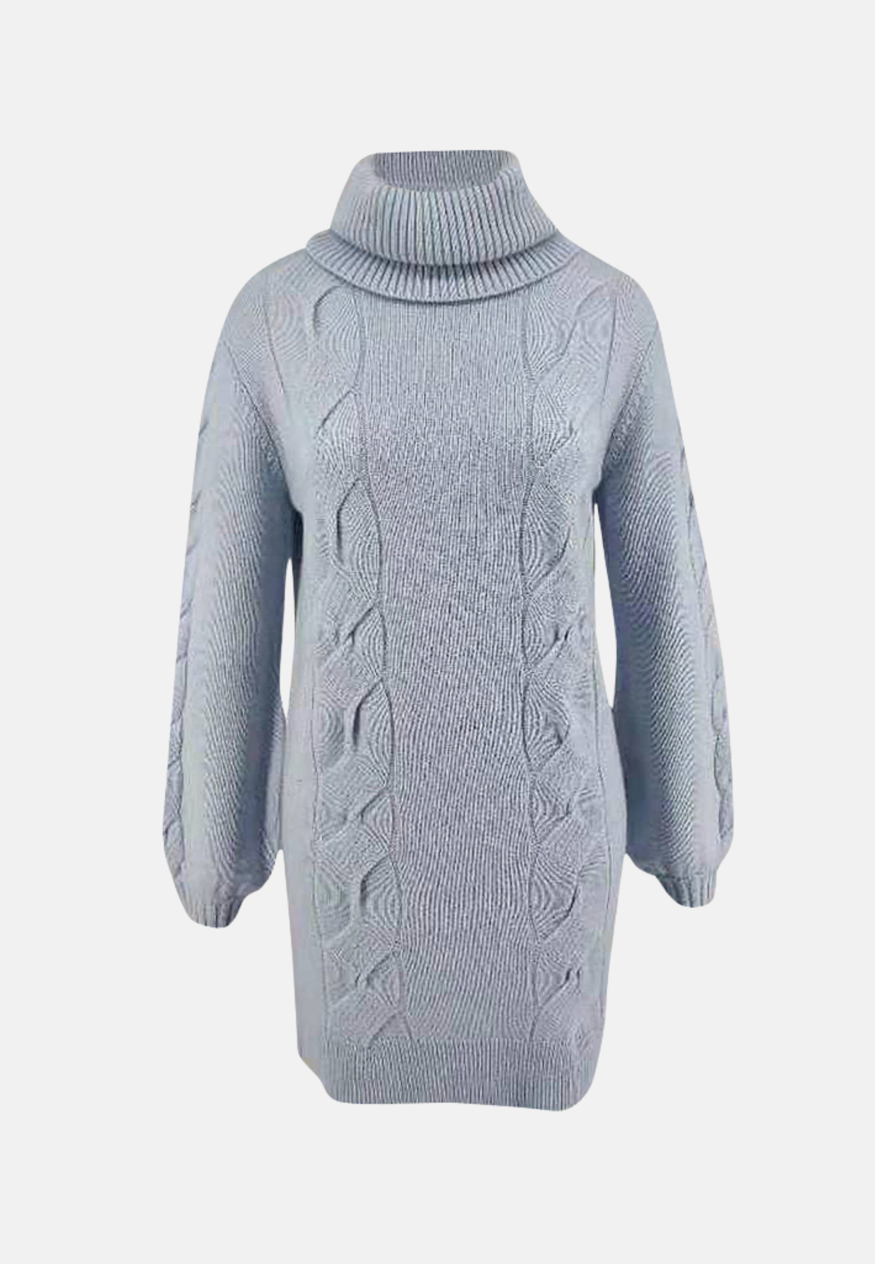 Cashmere Turtleneck Mini-Sweater