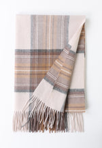 Load image into Gallery viewer, Classic Checker Lambswool Shawl

