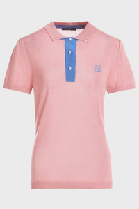 Women’s Chic Two-Tone Tencel Polo5835818002776306