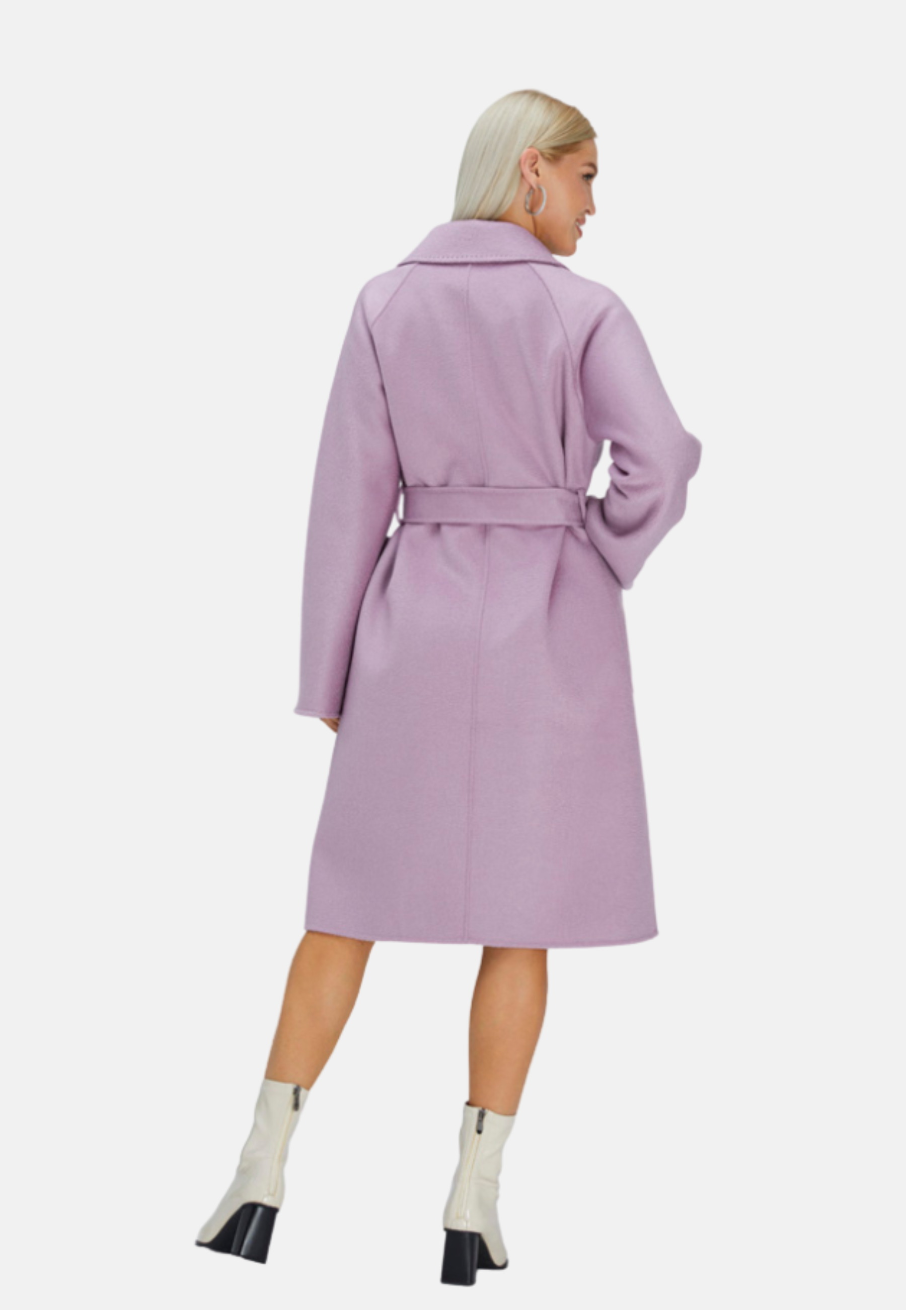Coat with Belt (Classic Knit Ribbed)