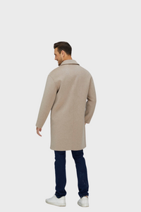 Dazzling Wool-Blend Overcoat936068052533490