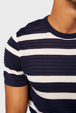 Load image into Gallery viewer, Striped Short-Sleeve T-Shirt
