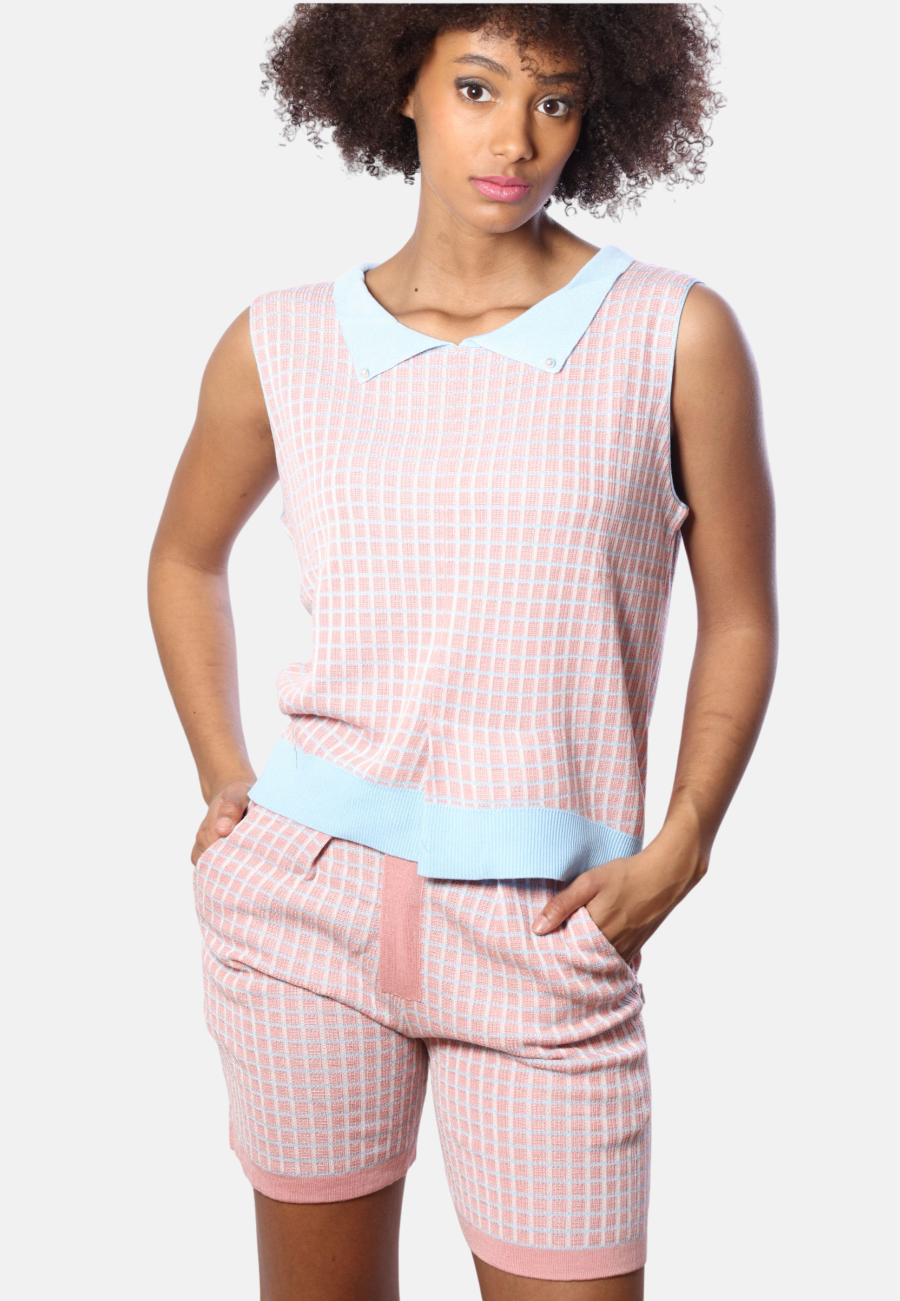 Tencel Tweed Polo Vest