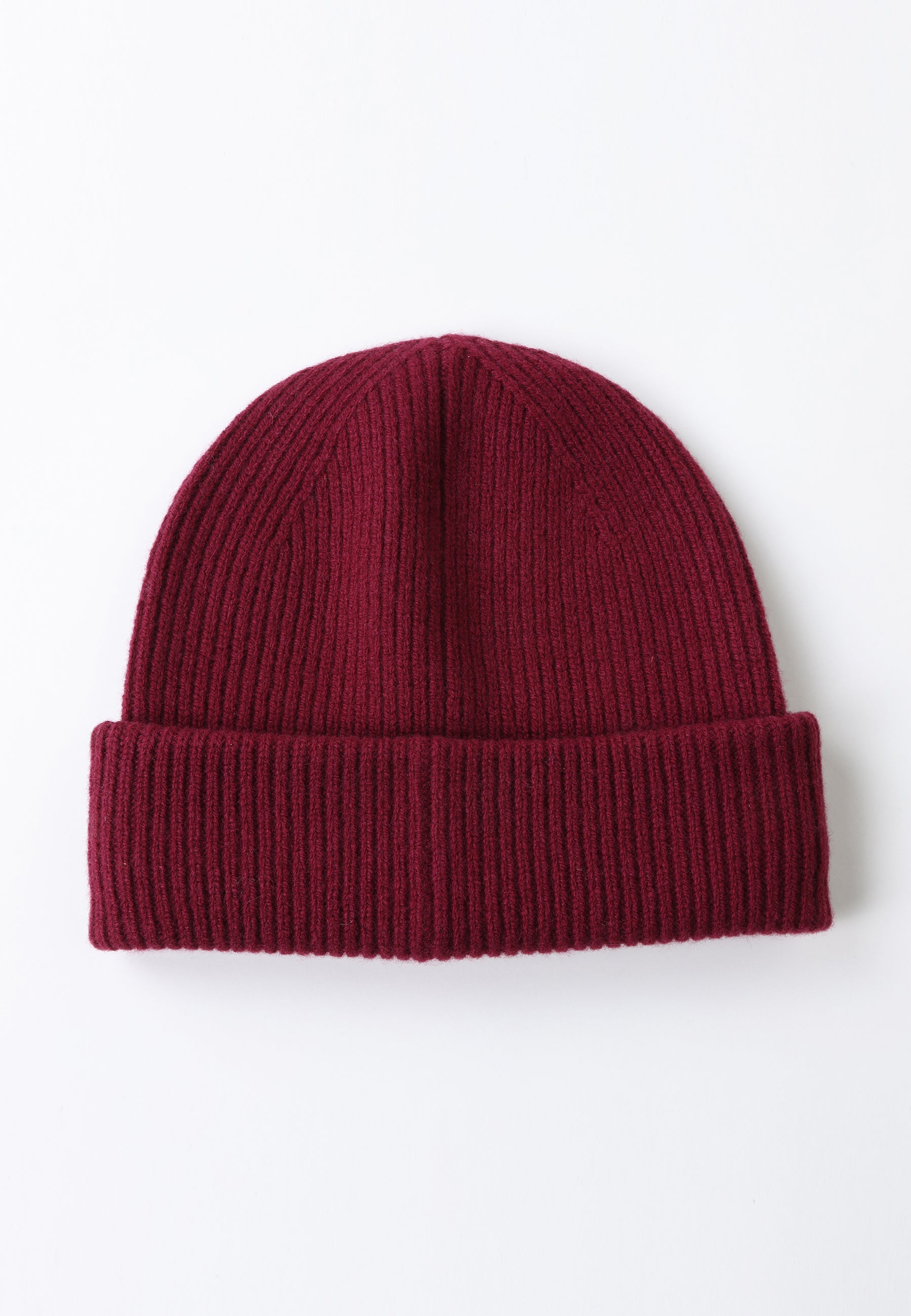 Ribbed Lambswool Beanie