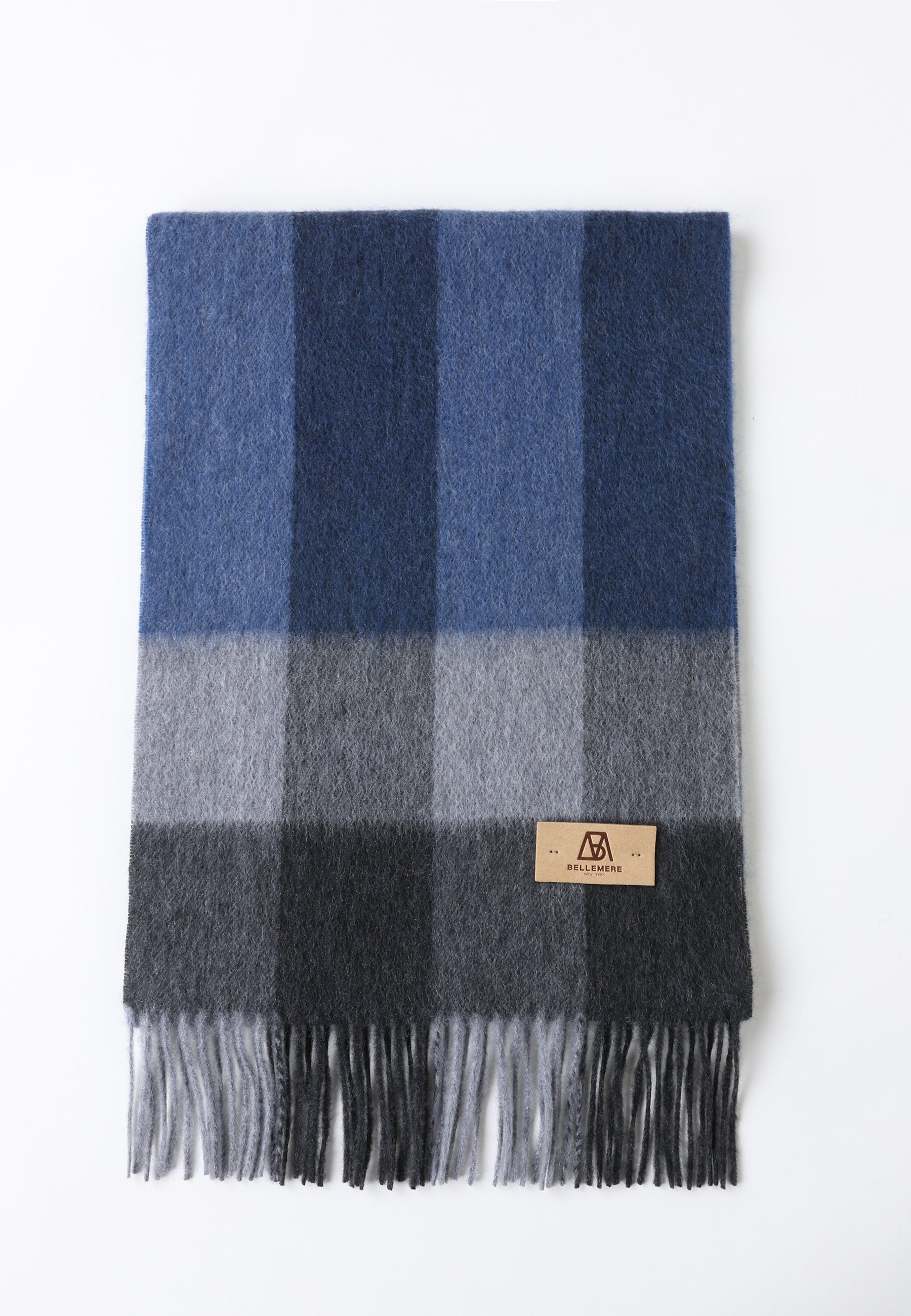 Checker Cashmere Plaid Scarf