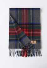 Load image into Gallery viewer, Checker Cashmere Plaid Scarf
