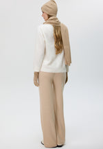 Load image into Gallery viewer, Flat-Ribbed Knit Merino Wool Scarf
