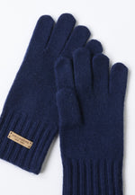 Load image into Gallery viewer, Flat-Ribbed Knit Merino Wool Gloves
