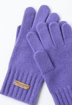 Load image into Gallery viewer, Flat-Ribbed Knit Merino Wool Gloves
