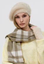 Load image into Gallery viewer, Brushed Pure Cashmere Beret
