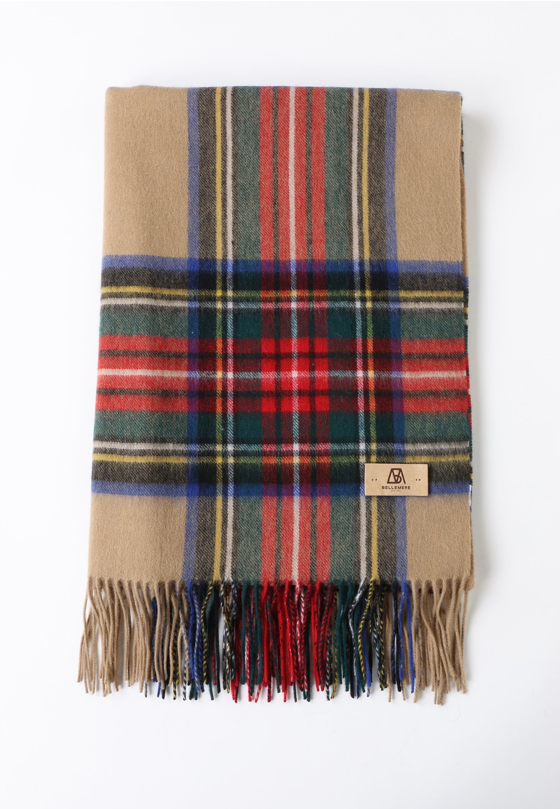 Classic Checker Lambswool Shawl