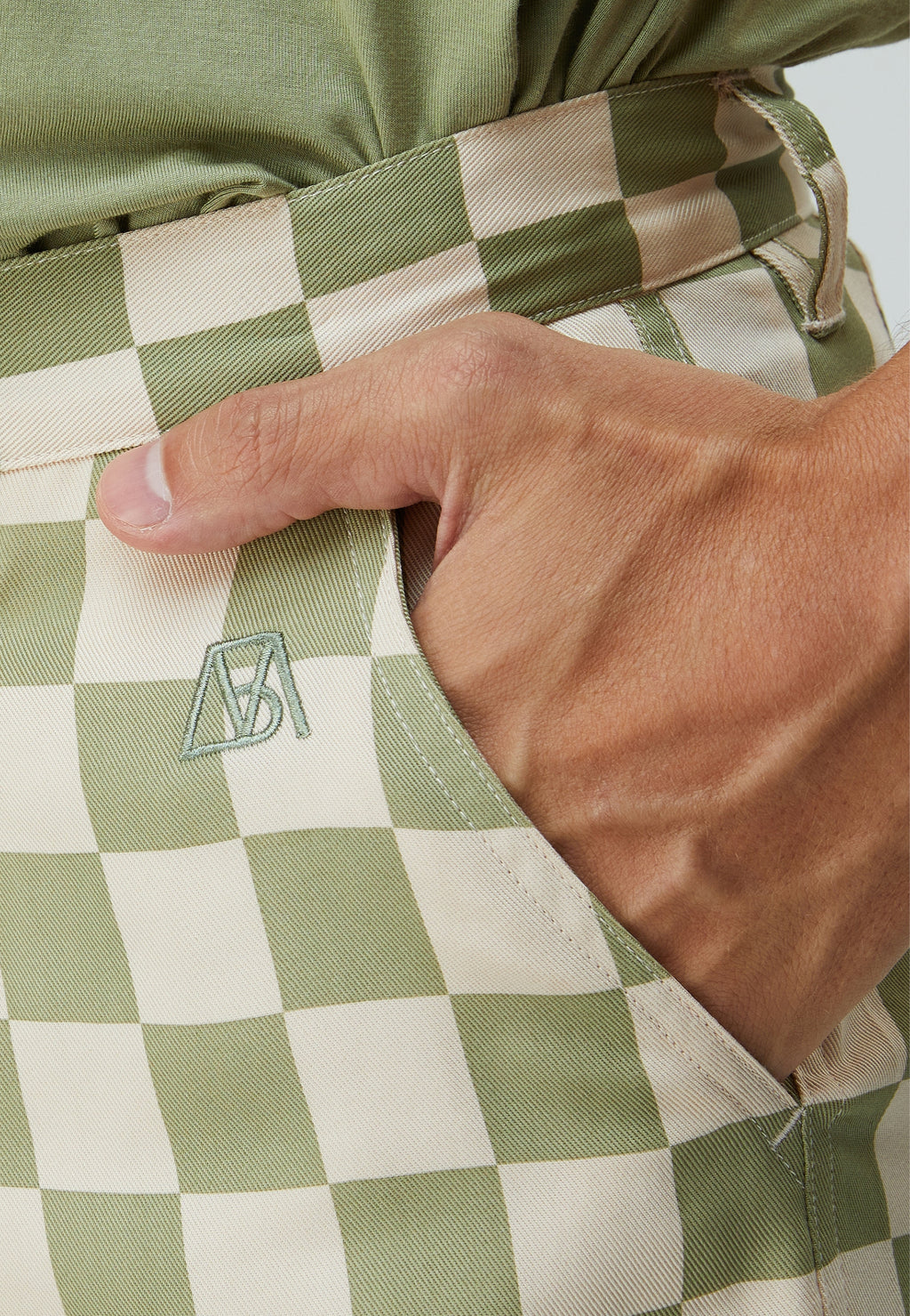 Men’s Checkered Print Shorts