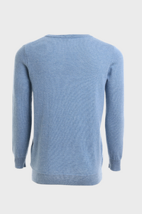 Solid V-Neck Merino-Cashmere Sweater236085029699826