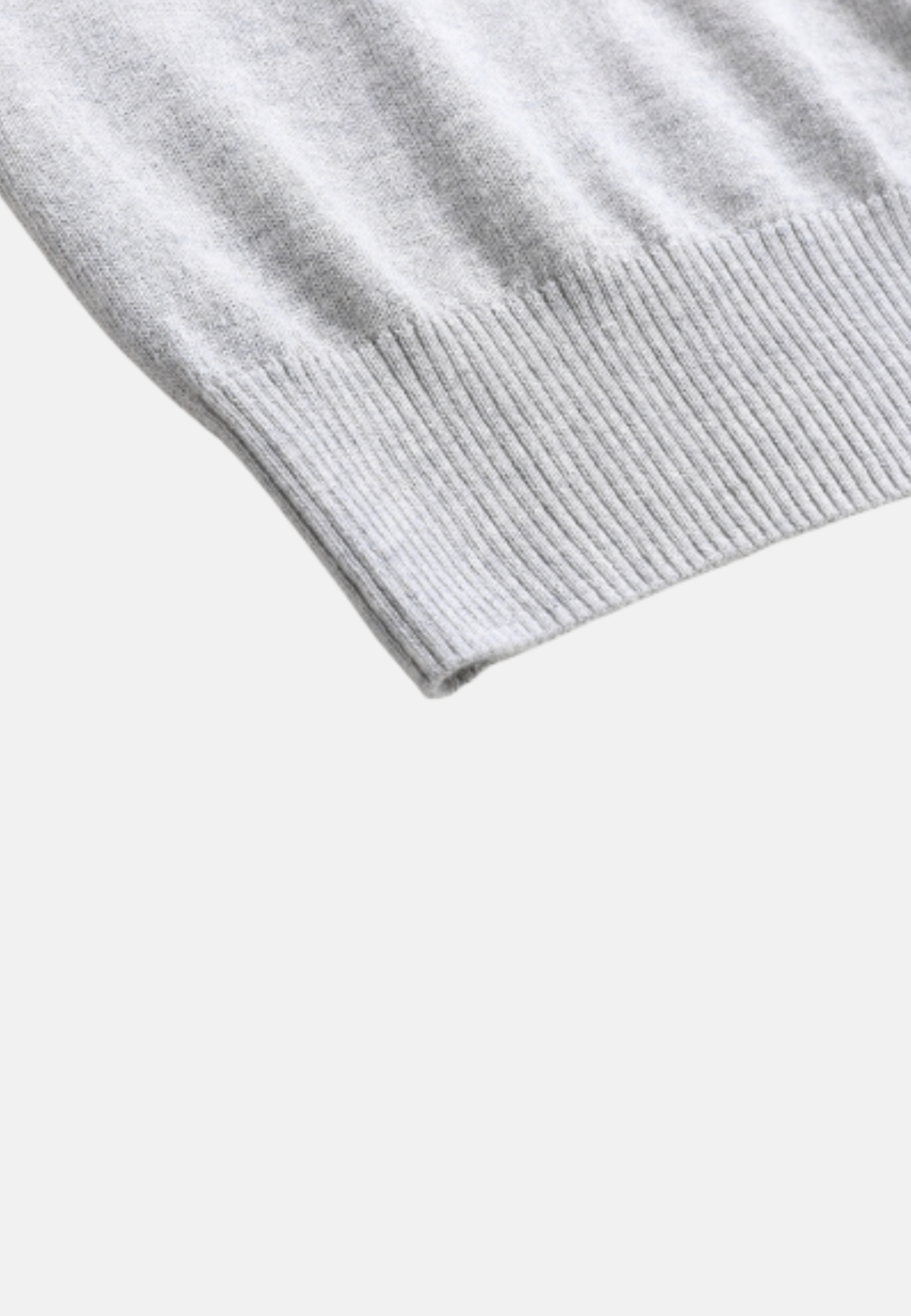 Silk Cashmere V Neck Long Sleeves Slim Fit T-Shirt