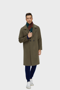 Noble Single-Breasted Merino Blend Coat1936067091316978