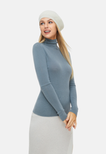 Lade das Bild in den Galerie-Viewer, Fitted Turtleneck Sweater (Cashmere &amp; Merino Wool)
