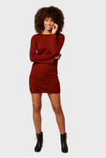 Load image into Gallery viewer, Wide Sleeved SuperFine Merino Wool Dress
