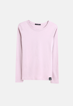 Load image into Gallery viewer, Long Sleeve Crew Neck Mercerized Cotton Women T-Shirt
