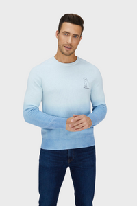 Men's Polar Gradient Merino Wool Sweater1836083488817394