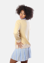 Lade das Bild in den Galerie-Viewer, Tweed Merino Pullover With Pearl Collar
