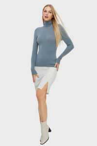 Fitted Turtleneck Sweater (Cashmere & Merino Wool)136083647086834