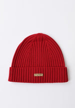 Load image into Gallery viewer, Flat-Ribbed Knit Merino Wool Hat
