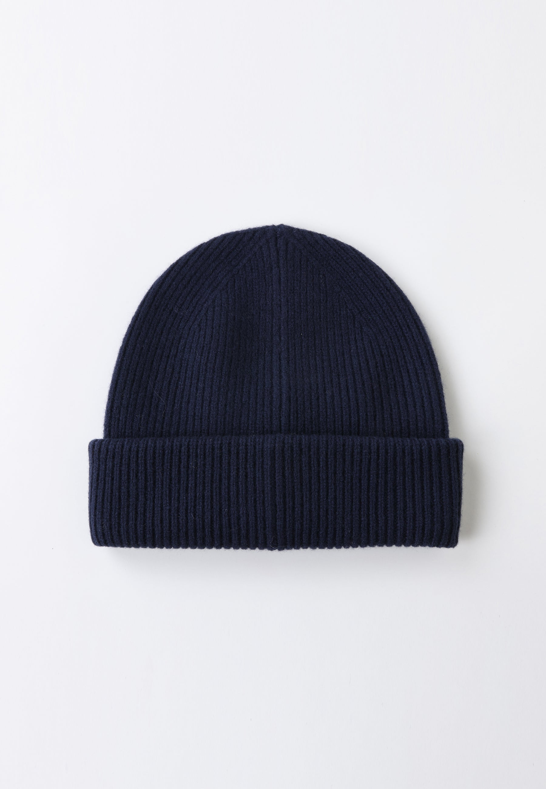 Ribbed Lambswool Beanie