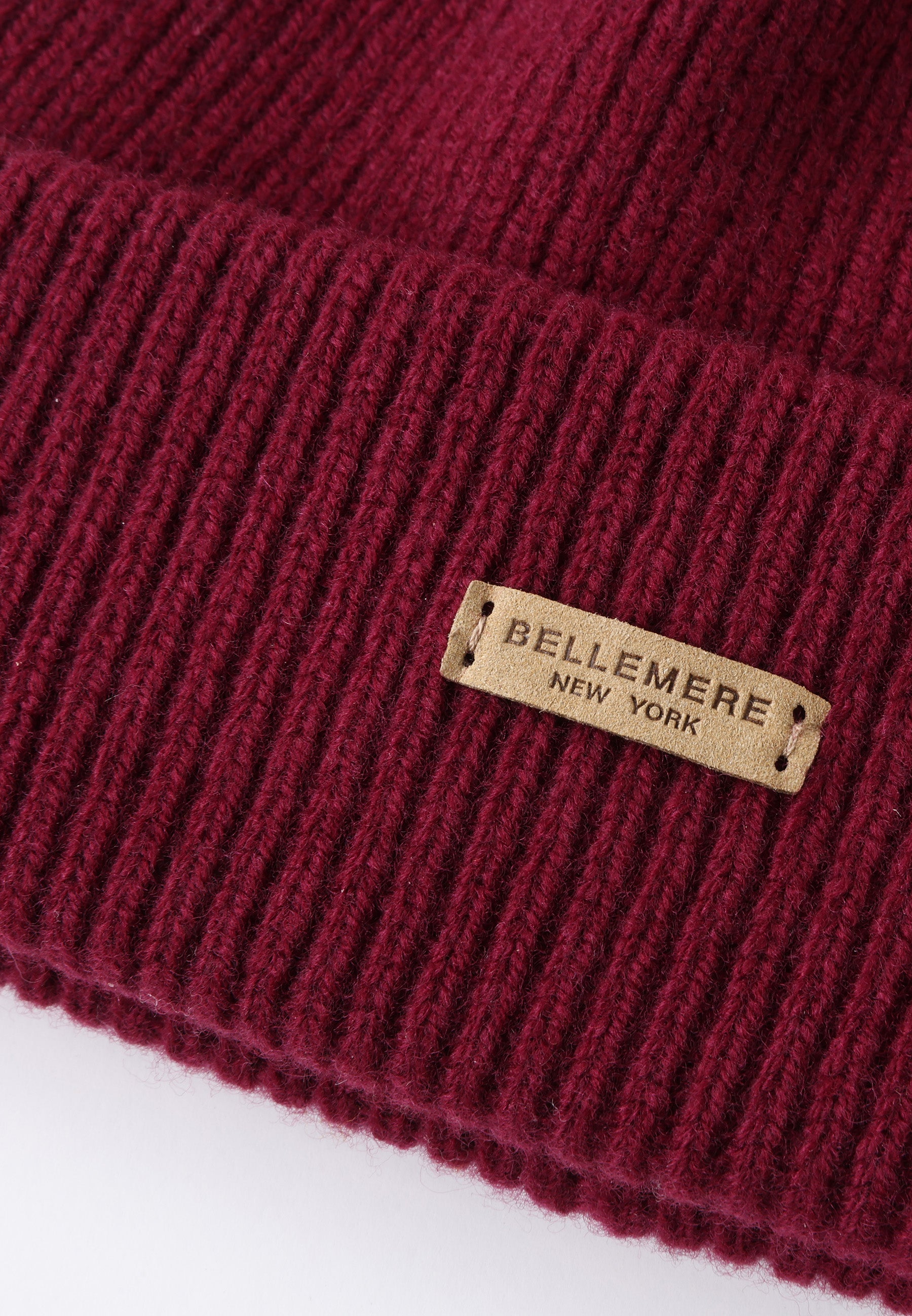 Ribbed Lambswool Beanie