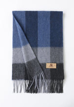 Load image into Gallery viewer, Checker Cashmere Plaid Scarf
