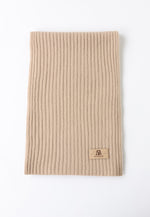 Load image into Gallery viewer, Flat-Ribbed Knit Merino Wool Scarf

