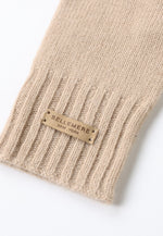 Load image into Gallery viewer, Flat-Ribbed Knit Merino Wool Gloves
