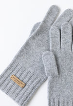 Load image into Gallery viewer, Flat-Ribbed Knit Merino Wool Gloves
