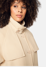 Load image into Gallery viewer, Beige Wool Coat
