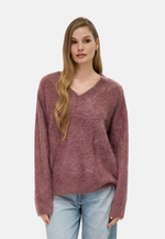 Load image into Gallery viewer, Brushed Pure Cashmere V-Neck Sweater

