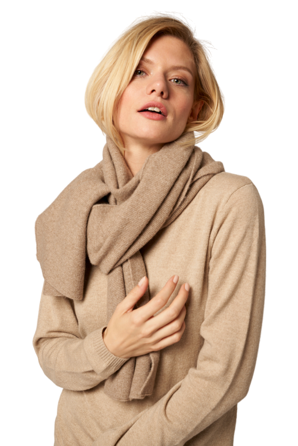 Écharpe en cachemire à motif géométrique classique