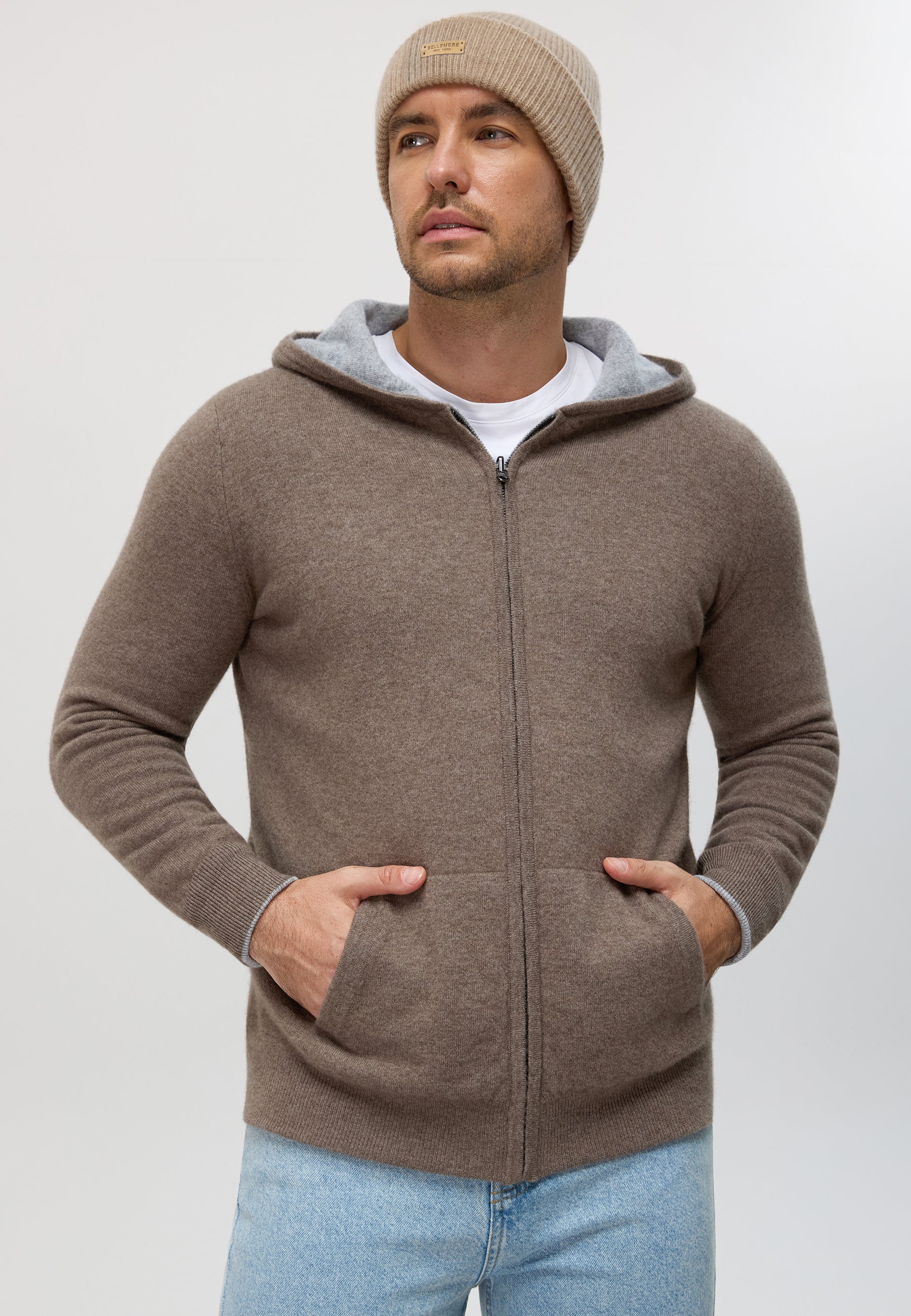 Ribbed Lambswool Beanie