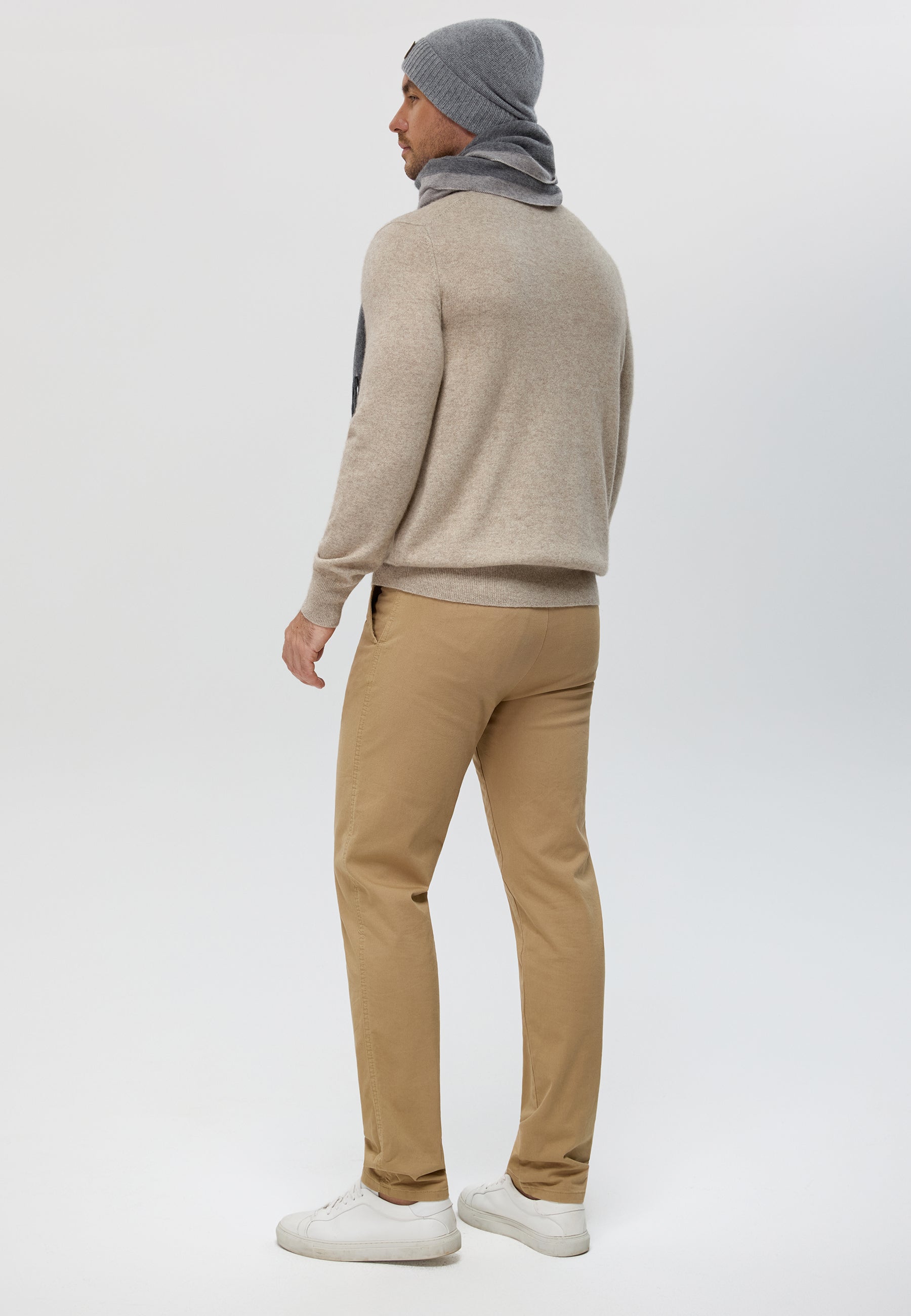 Duo-Color Cashmere Scarf