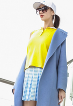 Lade das Bild in den Galerie-Viewer, Cotton Cashmere Sleeveless Polo Shirt
