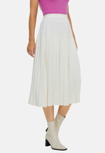 Carica l'immagine nel visualizzatore di Gallery, Women's Merino Gradient Pleated Skirt
