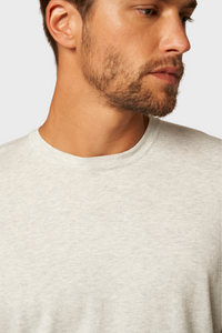 Classic Crew Neck Cotton Cashmere T-Shirt3836068930715890