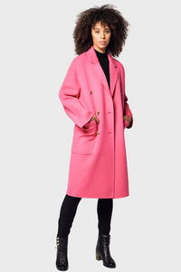 Majestic Double-Breasted Wool Coat135772452634866